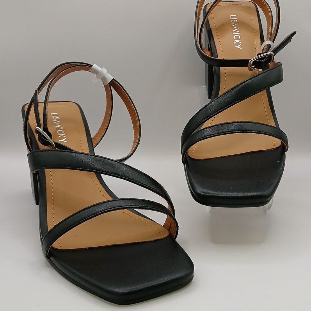 Lisa Vicky Violet-V Ankle Strap Sandals